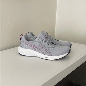 Asics Women's Gray and Purple Athletic Shoes